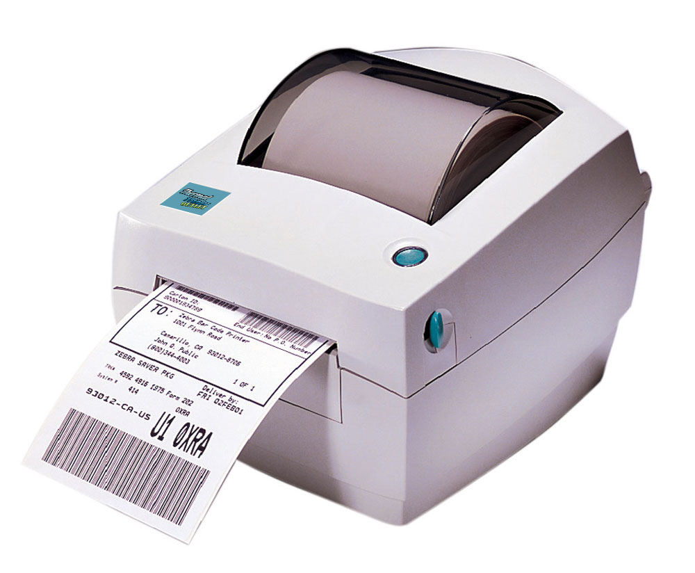 Zebra LP2844 Thermal Label Printer LP-2844 + Driver & Manual - Thermal
